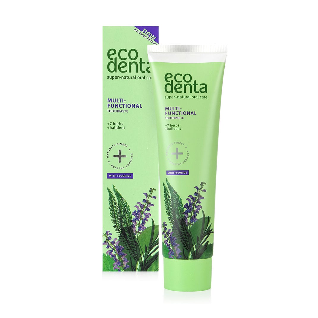 Багатофункціональна зубна паста Ecodenta Multifunctional Herbal Toothpaste, 100 мл